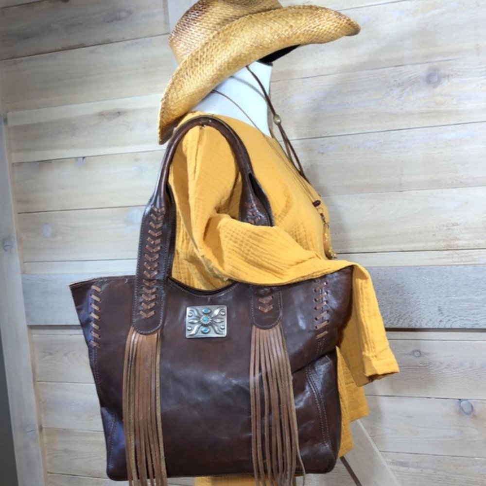 Vintage American West Leather Bag